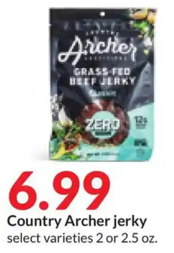 Hy-Vee Country Archer jerky offer