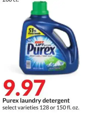 Hy-Vee Purex laundry detergent offer