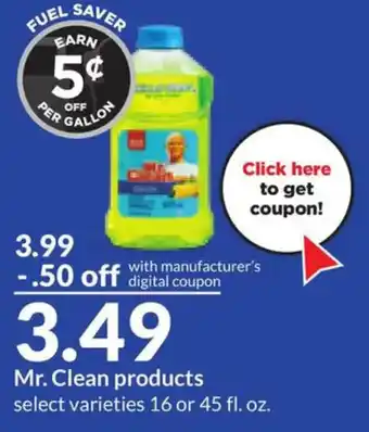 Hy-Vee Mr. Clean products offer