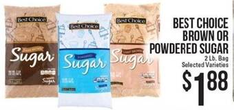 Payless BEST CHOICE BROWN OR POWDERED SUGAR offer