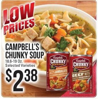 Payless CAMPBELL'S CHUNKY SOUP offer