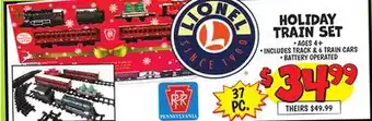 Ollie's Holiday train set offer