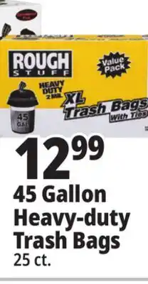 Ocean State Job Lot 45 gallon heavy-duty trash bags offer