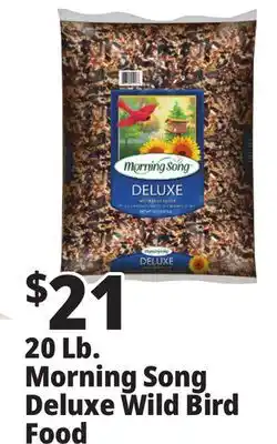 Ocean State Job Lot 20 lb. morning song deluxe wild bird food offer