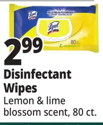 Ocean State Job Lot Disinfectant wipes offer