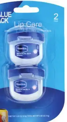 Ocean State Job Lot Vaseline lip care offer
