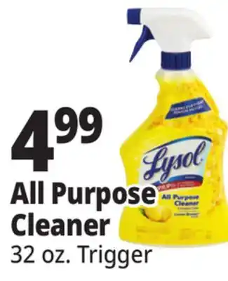 Ocean State Job Lot Lysol all purpose lemon breeze cleaner, 32 oz offer