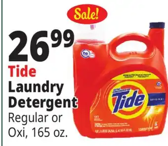 Ocean State Job Lot Tide laundry detergent offer