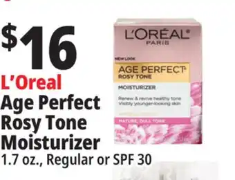 Ocean State Job Lot L'oreal age perfect rosy tone moisturizer offer