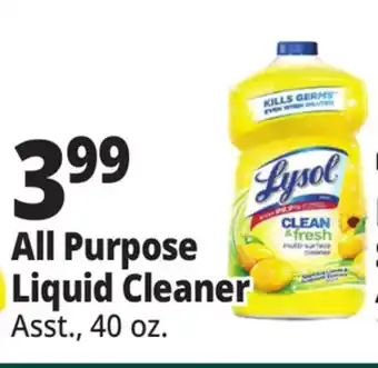 Ocean State Job Lot All purpose liquid cleaner offer