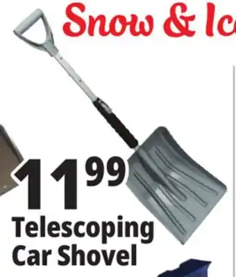 Ocean State Job Lot Telescoping car shovel offer