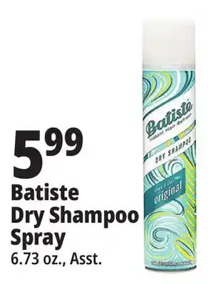 Ocean State Job Lot Batiste dry shampoo spray offer