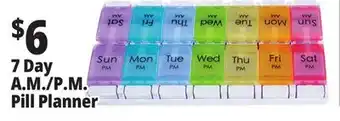 Ocean State Job Lot 7 day pill planner offer