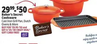 Ocean State Job Lot Baker's secret cookware offer
