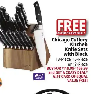 Ocean State Job Lot Chicago cutlery kitchen knife sets with block offer