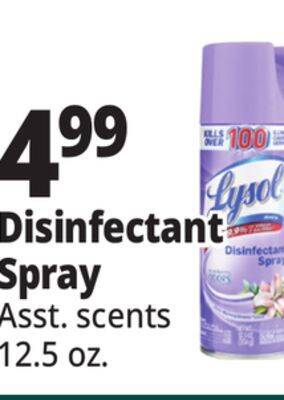 Ocean State Job Lot Lysol disinfectant spray offer