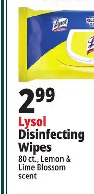 Ocean State Job Lot Lysol disinfecting wipes offer