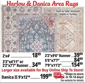 Ocean State Job Lot Harlow & danica are rugs offer