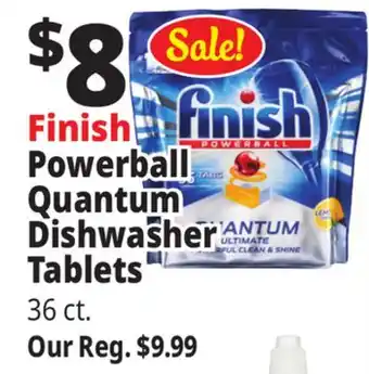 Ocean State Job Lot Finish powerball quantum dishwasher tablets offer
