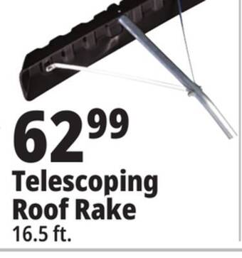 Ocean State Job Lot Telescoping roof rake offer