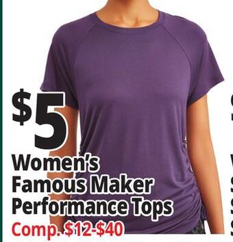 Ocean State Job Lot Women's famous maker performance tops offer