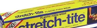 Ocean State Job Lot Stretch-tite premium plastic food wrap, 250 sq ft offer