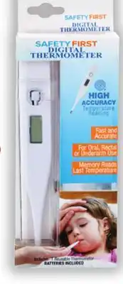 Ocean State Job Lot Safety first digital thermometer offer