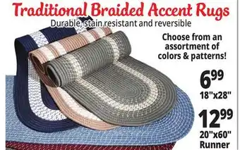 Ocean State Job Lot Traditional braided accent rugs offer