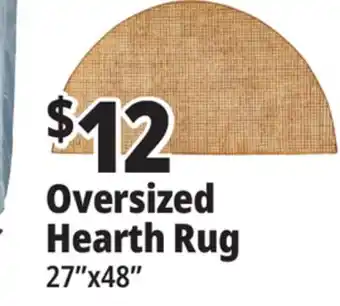 Ocean State Job Lot Oversized hearth rug offer