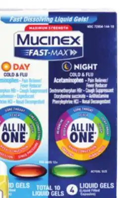 Ocean State Job Lot Mucinex fast max cold flu offer