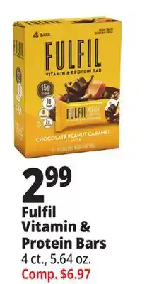 Ocean State Job Lot Fulfil vitamin & protein bars offer