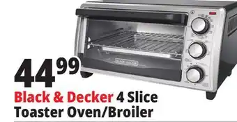 Ocean State Job Lot Black & decker 4 slice toaster oven/broiler offer