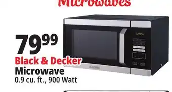 Ocean State Job Lot Black + decker 900w stainless steel microwave oven offer