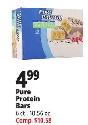 Ocean State Job Lot Pure protein bars offer