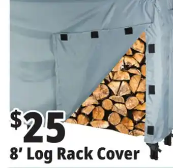 Ocean State Job Lot 8' log rack cover offer