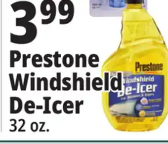 Ocean State Job Lot Prestone windshield de-icer offer