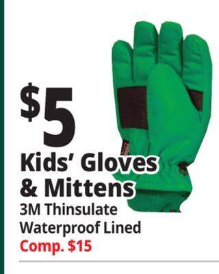 Ocean State Job Lot Kids' gloves & mittens offer