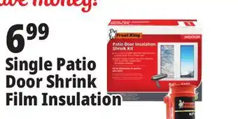 Ocean State Job Lot Single patio door shrink film insulation offer