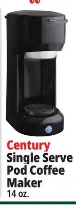 Ocean State Job Lot Century single serve pod coffee maker offer