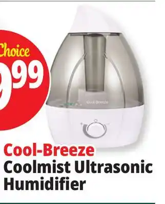 Ocean State Job Lot Cool~breeze 25w ultrasonic cool mist humidifier, 1 gal offer
