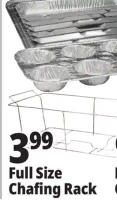 Ocean State Job Lot Full size chafing rack offer
