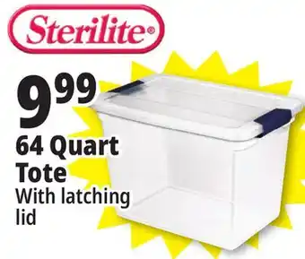Ocean State Job Lot Sterilite 64 quart tote offer