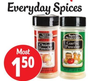 Ocean State Job Lot Everyday spices offer