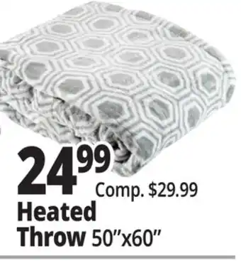 Ocean State Job Lot Westerly heated micromink throw blanket offer