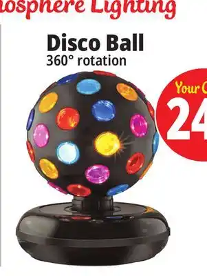 Ocean State Job Lot Disco ball offer