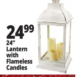 Ocean State Job Lot 24 lantern with flameless candles offer