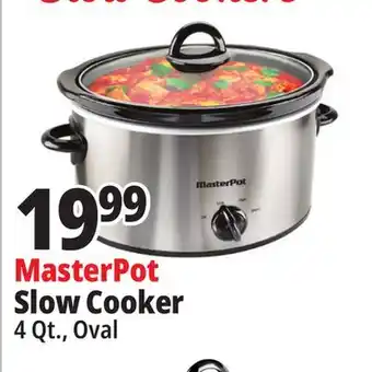 Ocean State Job Lot Masterpot slow cooker, 4 qt offer