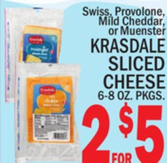 C Town Krasdale sliced cheese offer