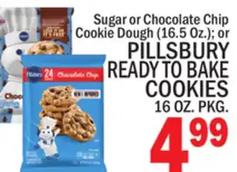 C Town Pillsbury ready to bake cookies 16 oz. pkg offer