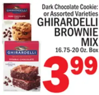 C Town Ghirardelli brownie mix offer